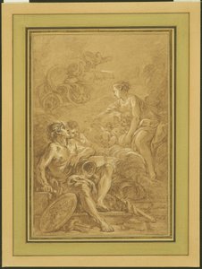 Venus befaler Vulcan at lave våben til Aeneas af François Boucher
