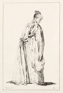 Kvinde stående af François Boucher