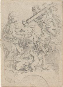 Tro og Næstekærlighed af François Boucher after Giovanni Battista Gaulli