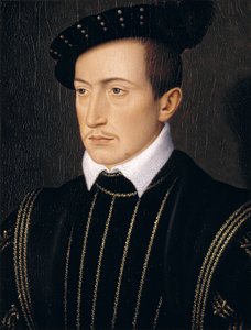 Guy XVIII, Comte de Laval, ca. 1540 (olie på egetræspanel) af François Clouet