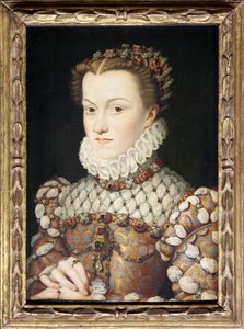 Portræt af Elisabeth af Østrig af François Clouet
