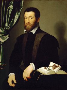Portræt af Pierre Quthe, apoteker, 1562. af François Clouet