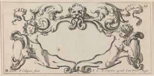 Cartouche af François Collignon after Stefano Della Bella