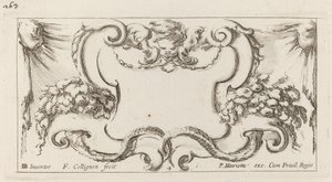 Cartouche af François Collignon after Stefano Della Bella