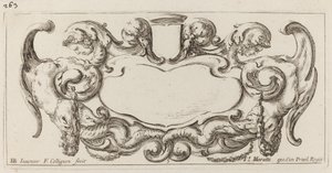 Cartouche af François Collignon after Stefano Della Bella