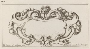 Cartouche af François Collignon after Stefano Della Bella