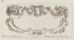 Cartouche af François Collignon after Stefano Della Bella