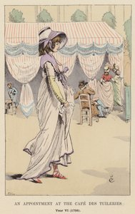 En aftale på Cafe des Tuileries, år VI, 1798