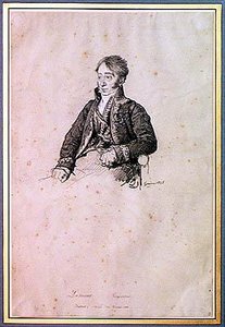 Jean-Francois Lesueur (1760-1837) 1828 (kul på papir) af François Joseph Heim
