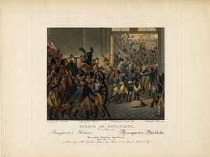 Napoleon vender tilbage fra øen Elba, 1815