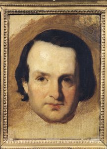 Studie til et portræt af Victor Hugo (1802-85) c.1836