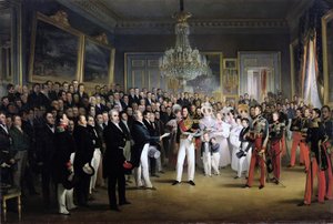 Deputeretkammeret i Palais Royal indkalder hertugen af Orleans, 7. august 1830