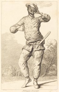 grædende harlekin af François Joullain after Claude Gillot