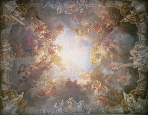 The Apotheosis of Hercules, fra loftet i The Salon of Hercules, 1733-6