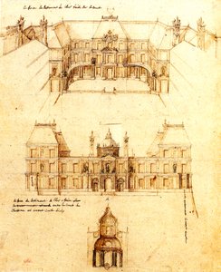 François Mansart, projekt for Blois - Cosperec 1998 s. 160