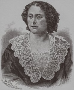 Portræt af prinsesse Nino Aleksandrovna Griboyedova født Chavchavadze, 1886 af François Pannemaker