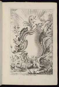 Cartridge with Dragon, Book of Cartridges til forskellig brug af François de Cuvilliés the Elder