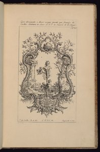 Cartouche med kvindebuste, Livre d