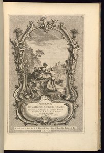 Design til Cartouche med store og små rum af François de Cuvilliés the Elder