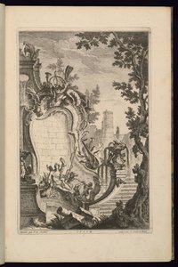 Design til Fountain med Diana af François de Cuvilliés the Elder