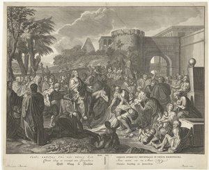 Kristi indtog i Jerusalem Kristus kommer ind i Jerusalem (titel på objekt)