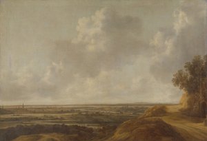 Panoramalandskab Panorama på landet omkring Kleve af François van Knibbergen