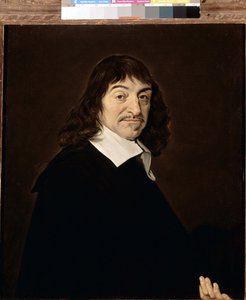 Portræt af Rene Descartes, fransk filosof af Frans (after) Hals