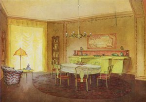 Stue (farve litho)