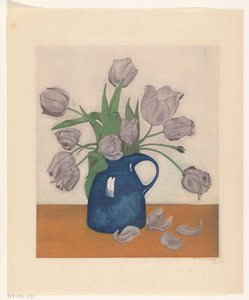 Tulipaner i en kande