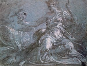 The Allegory of Touch, c1516-1570 af Frans Floris