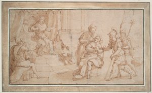 Forblændingen af Zaleucus af Locri af Frans Francken the Younger