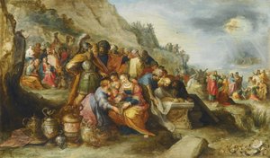 Israelitterne, efter at have krydset Det Røde Hav, ved patriarken Josephs grav, 1630