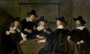 Alternativ(e) titel(r):  

Regenterne for Sankt Elisabeths Hospital i Haarlem[1]. af Frans Hals