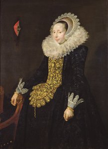 Catarina Both van der Eem, ca.1619-20 af Frans Hals