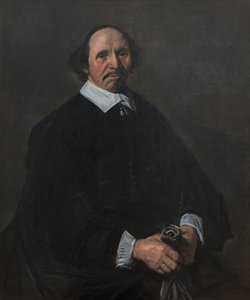 Danish: Portræt af en mand Portrait of a man af Frans Hals
