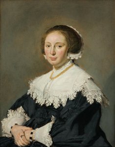 Tysk: Bildnis einer Frau Portræt af en kvinde af Frans Hals