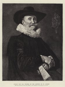 Johann van Loo, oberst af Sankt Georgs bueskytter af Frans Hals
