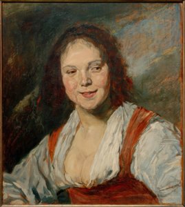 Kopi af Bohémienne af Frans Hals af Frans Hals
