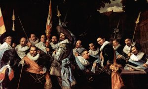 Møde for officerer og sergenter i Calivermen Civic Guard af Frans Hals