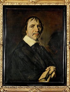 Portræt af pastor Langelius (maleri på lærred) af Frans Hals