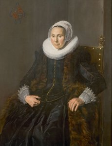 Portræt af Cornelia Claesdr. Vooght (-) af Frans Hals