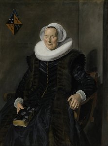 Portræt af Maritge Claesdr Vooght af Frans Hals