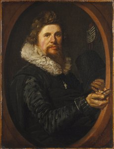 Portræt af en mand af Frans Hals