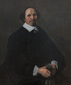Portræt af en mand, ca. 1655-60 (olie på lærred) af Frans Hals