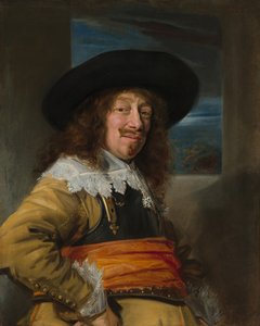Portræt af et medlem af Haarlem Civic Guard af Frans Hals