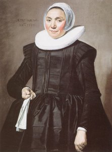 Portræt af en kvinde af Frans Hals