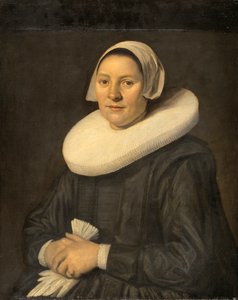 Portræt af en kvinde, c1600-tallet. af Frans Hals