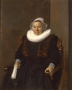 Portræt af en ældre kvinde, traditionelt kaldet Mevrouw Bodolphe, 1643