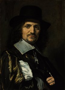 Portræt af maleren Jan Asselijn (Asselijn eller Asselin) (1610-1652) - Maleri af Frans I Hals (1581-1666) - 1650