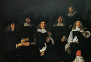 Regenter af gamle mænds almissehus i Harlem af Frans Hals